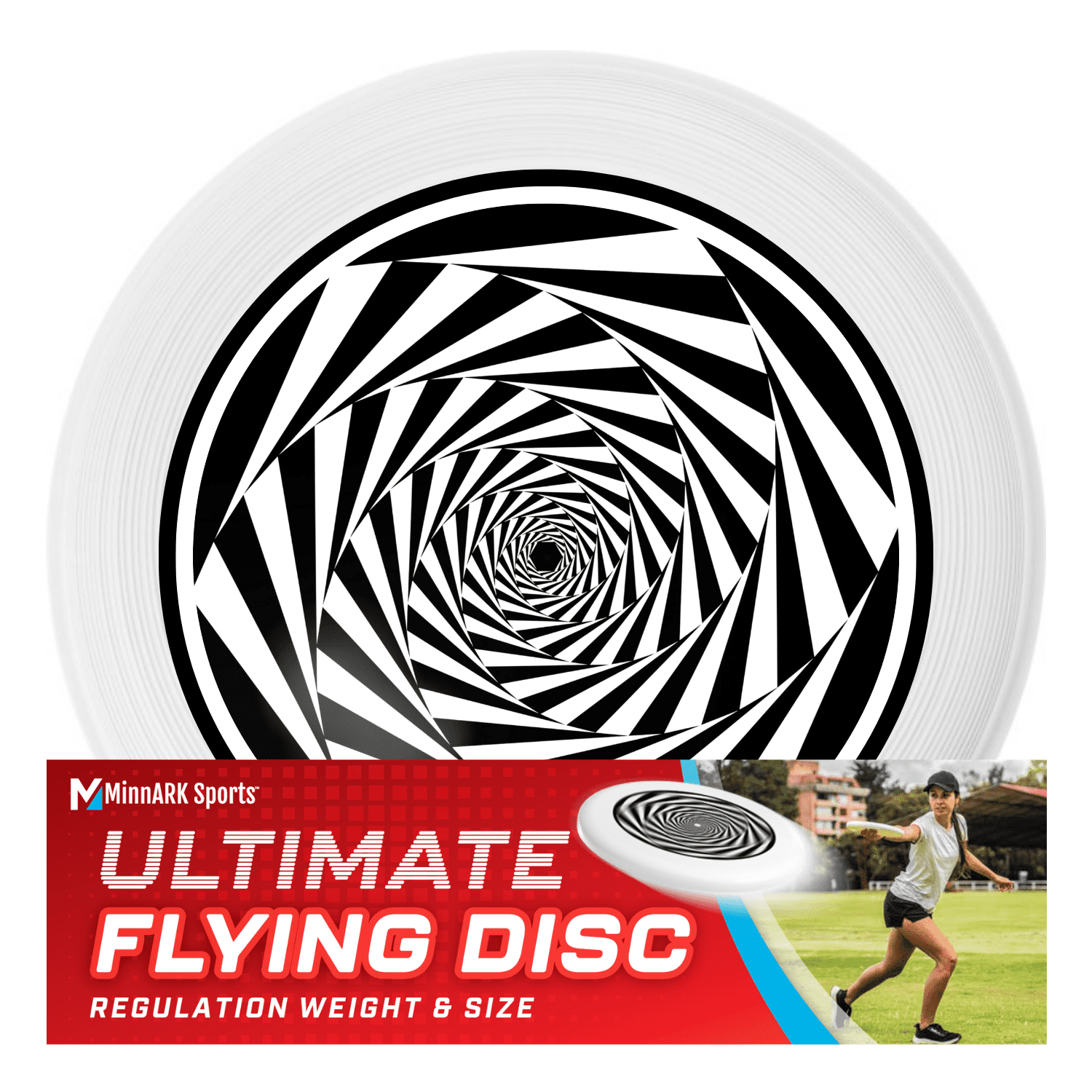 MinnARK Ultimate Flying Disc 10.75-Inch Regulation Size for All