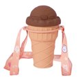 thumbnail image 1 of Botella De AguaTaza para beber con forma de helado a prueba de fugas, taza de 500ML con correa ajustable para niñas, 1 of 6
