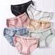 thumbnail image 5 of Bragas de mujer Calzoncillos de algodón sin costuras de cintura media Ropa interior suave, Gris, 4XL Methold AP001351-03, 5 of 7