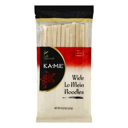 Ka Me Wide Lo Mein Noodles, 8 OZ (Pack of 12) (Best Lo Mein Sauce)