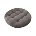 thumbnail image 2 of Vfedsrsge 1Pcs Corduroy Chair Cushion - Thickened Soft Foam Filled, Solid Gray 16.5 Inch Seat Pad for Kitchen Dining/Patio Chairs, Spot Clean, Back Support & Durable Non-Deforming, 2 of 6