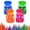 Mix 4pcs, variant on Hand Held Pencil Sharpener, 2-Hole Manual Handheld Sharpener for Colored Pencils