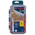 thumbnail image 2 of Bosch 21 Pc. Titanium-Coated Metal Drill Bit Set, 2 of 2