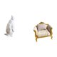 thumbnail image 5 of Escultura de pingüino,Escultura de pingüino,decoración nórdica para el hogar,Adorno de mesa con estatua de animal,artesanía,decoración para dormitorio,sofá de casa de muñecas,Muebles, 5 of 8