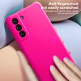 thumbnail image 4 of Funda para teléfono KIOMY Galaxy S21 FE 5G resistente a golpes, rosa neón, 4 of 5