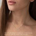 thumbnail image 5 of Collares de mujer Collar de plata de ley 925 para mujer Collar de mariposa para mujer Collar de oro delicado Regalo de joyería, 5 of 5