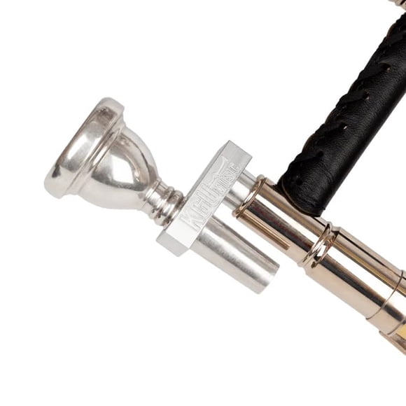 KGUBrass Trombone Trainer - Lip Buzzing Tool for Trombone Practice, Warm-ups & Exercises - Aluminium Embouchure Training Device -