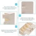 thumbnail image 4 of UPOUART Mini Fridge for Dollhouse Vertical Refrigerator 1Pack 4.00X4.50X11.00in Photography Model Fridge, 4 of 7