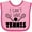 Pink and Fuchsia, variant on Inktastic I Can't, I Have Tennis Boys or Girls Baby Bib