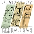 thumbnail image 2 of Men's Star Wars: The Mandalorian The Partnership Sweatshirt White 2X Large, 2 of 4