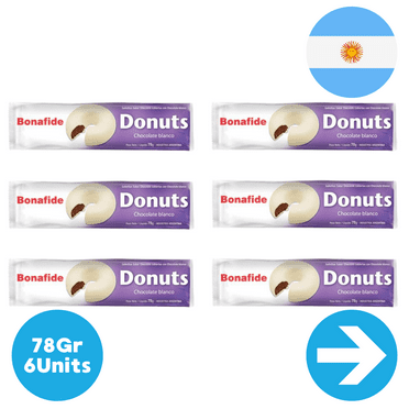 Donas Chocolate Blanco Donuts 78 Grm