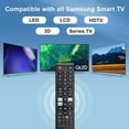 thumbnail image 3 of 【Pack of 2】 New Universal Remote for All Samsung TV Remote, Replacement Compatible Smart TV, LED, LCD, HDTV, 3D, Series, 3 of 4