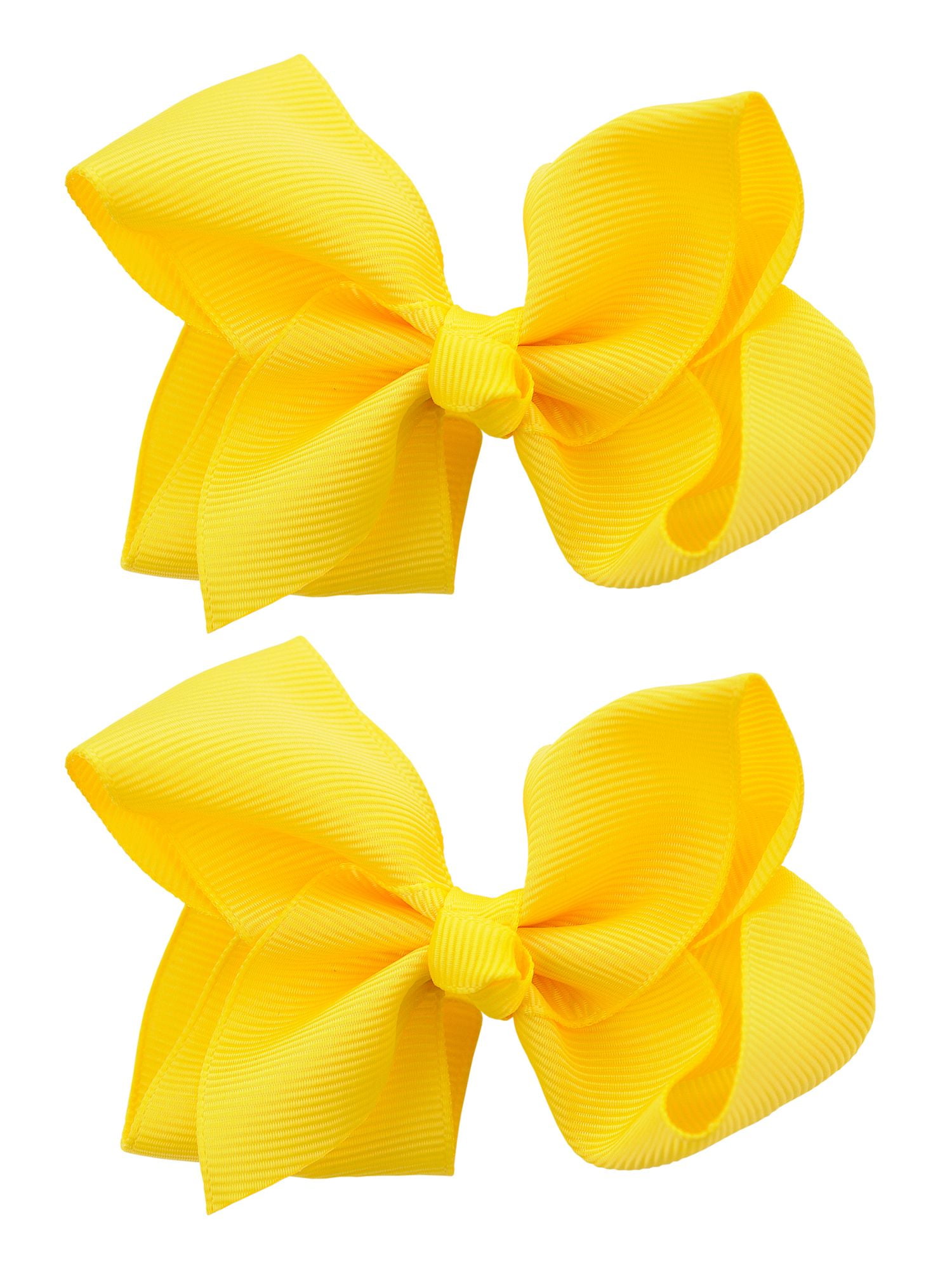 NYFASHION101 Toddlers' Girls' Smooth Grosgrain Ribbon Bow Alligator