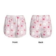 thumbnail image 6 of Goofa Love Rabbit Printed Women 2 in 1 Running Shorts,Quick Dry Athletic Workout Shorts,High Waisted Athletic Shorts with Liner Pockets-Large, 6 of 9