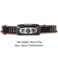 thumbnail image 2 of Escalada XPE LED Faro Inducción de onda Impermeable 300lm Faro de pesca (Negro), 2 of 4