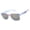 Faded Flag / Silver Mirror, variant on Retro Sunglasses - American Faded Flag Frame / Blue Mirror Lens