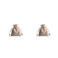 thumbnail image 4 of Inteprter Bolsita fragante de yute de loto, bolsa de papelería, bolsa para eliminación de olores de caramelo, accesorio de luz para armario Marrón claro 2piezas, 4 of 6