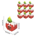 thumbnail image 3 of TanSiDing 10pcs Festive Christmas Candy Gift Boxes with Hollow Window Design, Paper Folding Treat Containers for Holiday Party Favors and Snacks, 3 of 6