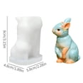 thumbnail image 3 of Easter Bunny DIY Scented Gypsum Diffuser Stone for Crafting Cute Rabbit Candle and Home, 3 of 3