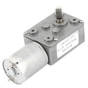 DC 12V 2RPM 6mm Shaft High Torque Turbine Worm Gear Boxuction Motor