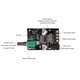 thumbnail image 3 of Placa Amplificadora De Potencia, Amplia Compatibilidad Protección Contra Cortocircuitos Regulación Fácil Amplificador De Potencia De Audio Estéreo 2x50W Para El Hogar, 3 of 7