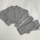 thumbnail image 1 of Chándal de mujer de 2/3/5 piezas, conjunto de Yoga sin costuras, ropa deportiva de entrenamiento, ropa de gimnasio, mallas de cintura alta con cordón, trajes deportivos para Fitness Tan Jianjun unisex, 1 of 2