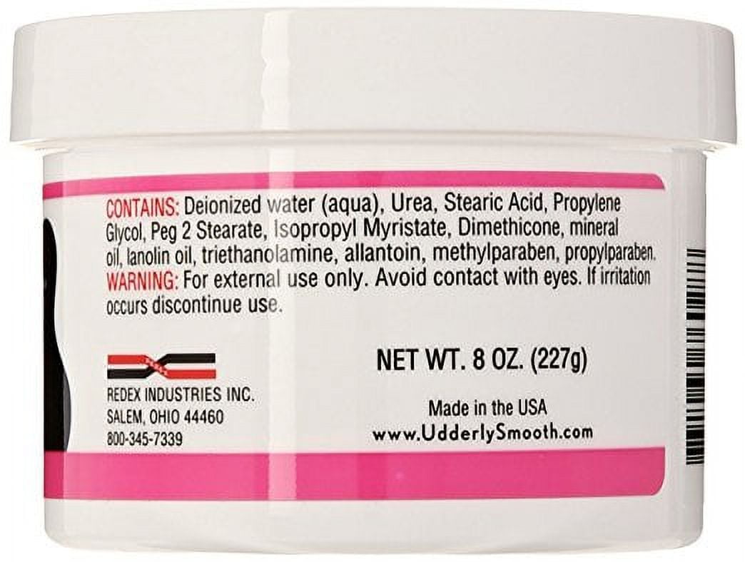 Udderly Smooth Extra Care Cream with 20% Urea, Replenishing, 8 Oz
