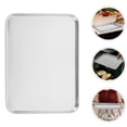 thumbnail image 2 of Plato de vapor de acero inoxidable, bandeja rectangular para comida, plato humeante, bandeja para servir comida, 2 uds., 2 of 4
