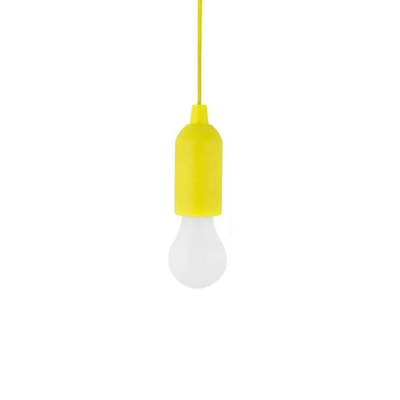 Limited Time Qaailabf Pull Rope Light Bulb,LED Hanging Light, Color Battery Powered Light Bulb, Outdoor Camping Light, Portable House, Children's Light, Party Backyard Decoration