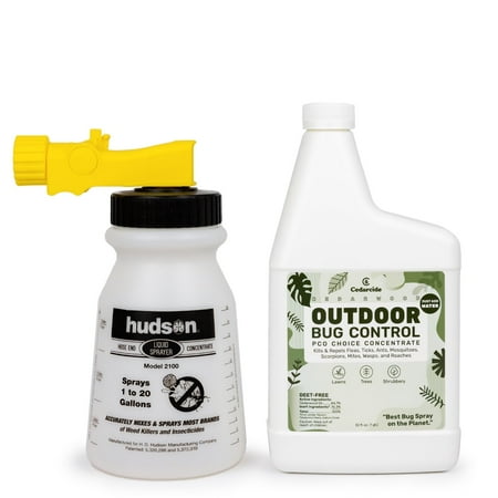 Cedarcide PCO Choice (Quart) Cedar Oil Bug Killing Concentrate | Kills & Repels Fleas Ticks Ants Mites & Mosquitoes | Apply Monthly