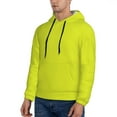 thumbnail image 2 of Bingfone Yellow Men'S Drawstring Hoodie Long Sleeve Pocket Sweatshirts-3x-Large, 2 of 9
