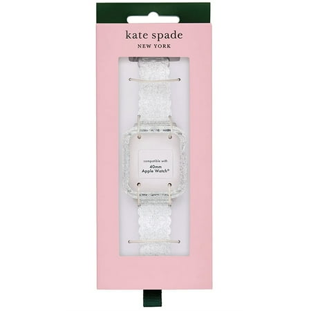 KATE SPADE KSS0131SET silver glitter jelly 40mm case and band set