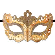 Mardi Gras Gold Mask, for Adult, by Way To Celebrate