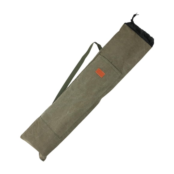 DYNWAVECA Fishing Rod Bag Large Capacity Equipment Carrier Lightweight Travel Carrying Green 140cm