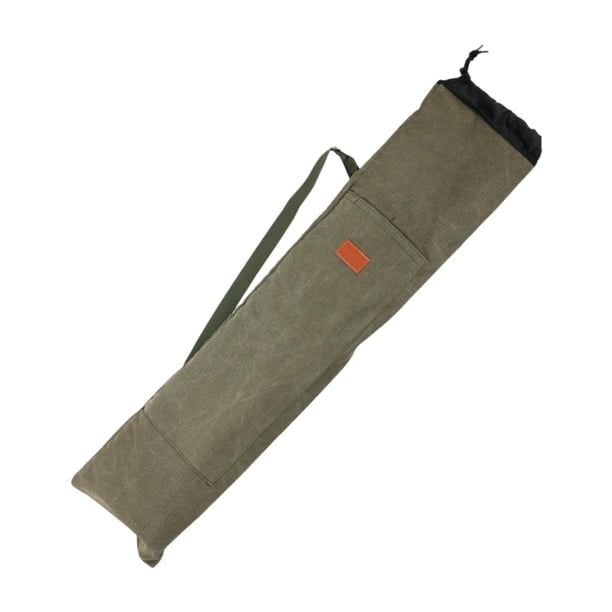 Bolsa para caña de pescar, funda protectora para almacenamiento de aparejos, portátil, con cordón, regalo Verde 120cm