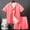 Pink, variant on CASELAND Men's 2 Pieces Summer Outfits Casual Gradient Lapel Short Sleeve Button Up Shirt & Shorts Set for Summer Outdoor Activities
