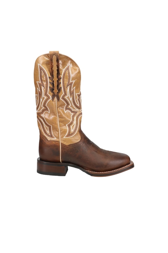Boots Mens Bellamy Embroidery Square Toe Cowboy Mid Calf Boots