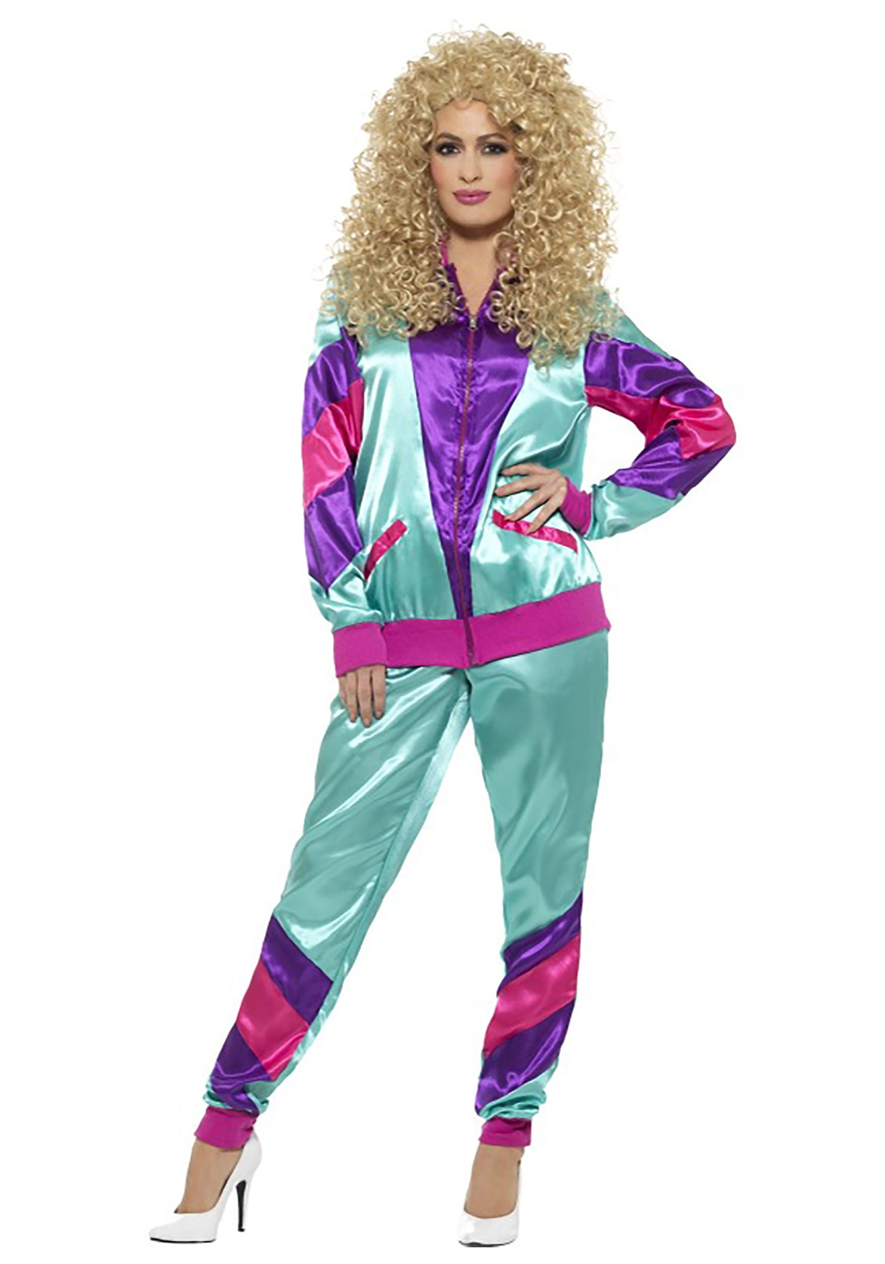 80s workout tracksuit