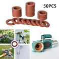 thumbnail image 1 of Xihbxyly Arandela para Manguera de Jardín, Arandelas de Goma Rojas, Diseño a Prueba de Fugas, Compatible con Conectores Estándar de 3/4", Accesorios para Herramientas de Agua, Repuesto Práctico, Opci, 1 of 4