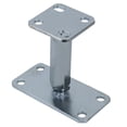 thumbnail image 4 of Base de poste ajustable DYNWAVEMX soporte de pérgola cuadrado 4 agujeros para terraza, 4 of 8