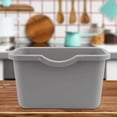 thumbnail image 4 of Car Trash Can Trash Can, Trash Can Kitchen Hanging Trash Can, for Bedroom Kitchen(Gray), 4 of 7