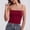 Wine(New), variant on PNTUTB Camisoles for Women Stylish Solid-Color Seamless Tencel Tank Top Casual Slim Comfortable Wire-Free Sleeveless Top with Padded Cups