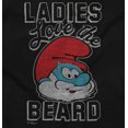 thumbnail image 2 of Papa Smurf Ladies Love the Beard Cool Hoodie Hooded Sweatshirt Men Brisco Brands S, 2 of 6