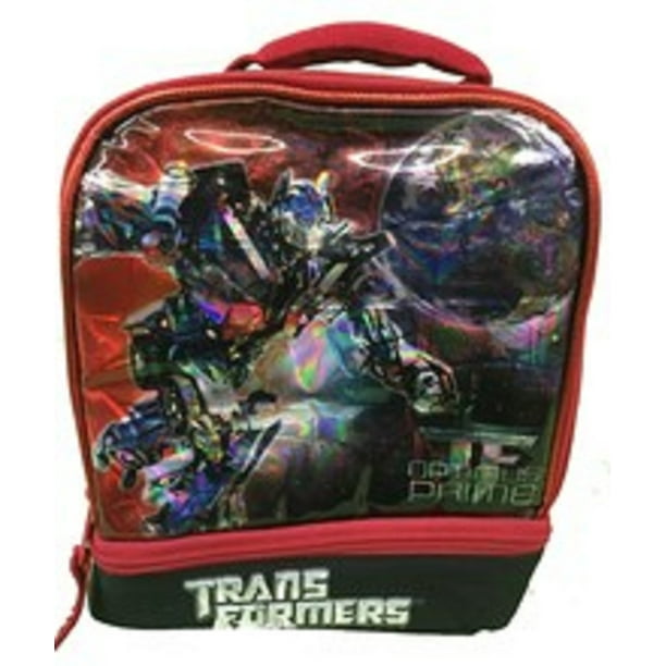 Intellitoy Inc Transformers Dual Compartment Lunch Box Lunch Bag