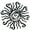 12 x12 Inch, variant on 12in/18in Riverside Designs Wacky Sun Metal Wall Art Steel Outdoor Decor Black Home DecorBedroom/Living Room/Home Decoration