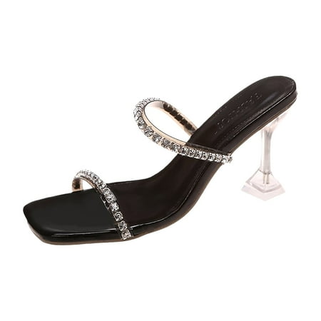 

Pimfylm Travel Slippers Women’s Arch Support Cork Footbed Slide Sandals Black 9