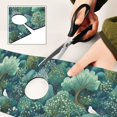 thumbnail image 6 of Yayeee Faucet Mat for Kitchen Sink 14.7" Diatomite Long Splash Guard Pad, Green Forest Pattern, 2 Pack, 6 of 7