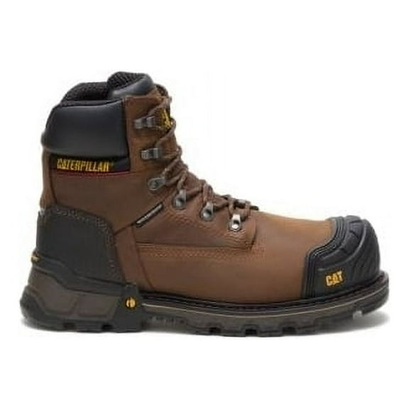 Caterpillar Men's Excavator XL 6" Waterproof Composite Toe Work Boot Dark Brown - P90991 DARK BROWN