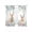 White, variant on Bunny Easter Sheer Curtains 63 Inch Length 2 Panels Set, Spring Floral Eggs Eucalyptus Leaves Weeping Voile Window Treatment Curtains Sheers Drapes for Bedroom/Living Room/Kitchen 52x"63"x2