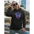 thumbnail image 2 of Abstract World Rave Style. Hoodie Women -Image by Shutterstock, Female x-Large, 2 of 4